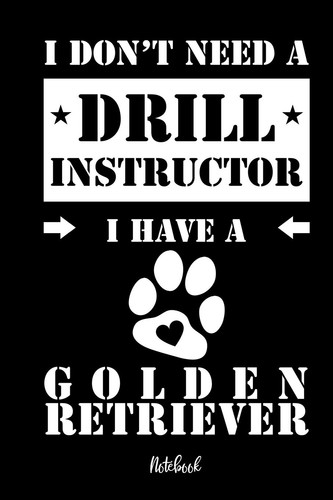 Golden retriever notebook - golden,