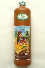 Schöne Steingutflasche/Keramik Flasche 1Liter Drexler's Blutwurz, leer, rar!