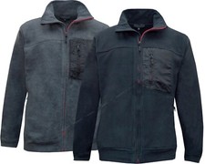 Neu Herren Anti-Pille Polar Fleece Jacke mit durchgehendem Reißverschluss Winter Freizeit Arbeitskleidung S - 3XL