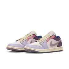Nike Jordan 1 Low Damen Schuhe DZ2768-651 Lila Sneaker Freizeit Laufen Neu 44