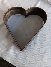 Herzbackform, Metall, Vintage