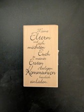 Stempel für Kommunion