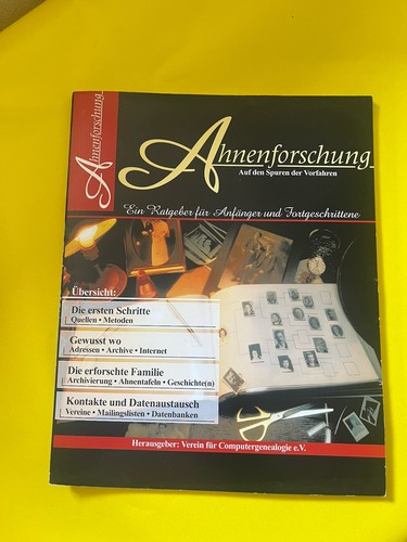 Ahnenforschung ratgeber - ahnenforschung, f