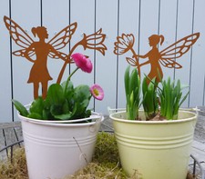 Frühlingsdeko 2er Elfen Elfe