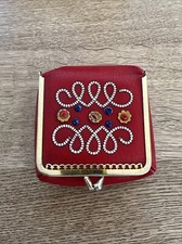 Vintage - Geldbörse - Geldbeutel - Geldschachtel - Schmuckdose - Leder