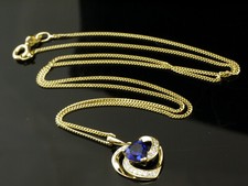 Goldkette mit Herz Anhänger