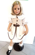 Ballerina Maria von Susan Lippl, 88 cm, Künstlerpuppe in Originalkleidung, Top!