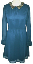 ZERO Kleid Gr.40 petrol  blau