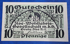 GRUBE ILSE NOTGELD 10 PFENNIGE