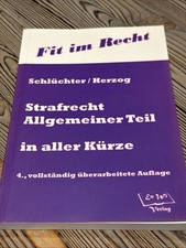 Fit Im Recht - Strafrecht Allgemeiner Teil - In Deutsch.