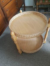 Servierwagen Barwagen Beistelltisch Rollen  Vintage Shabby Look Retro sehr gut