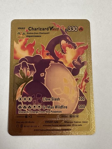 Charizard vmax goldene - vmax,