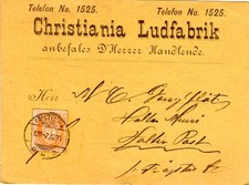 Norwegen 1894, 3 öre auf