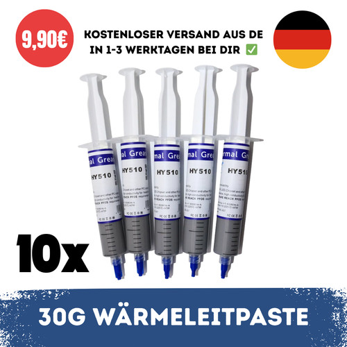 10x 30g wärmeleitpaste hy510 - wärmeleitpaste,