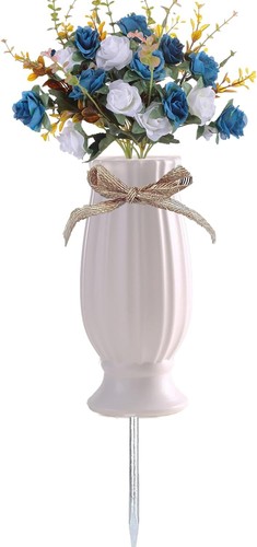 Friedhof blumenvase mit - blumenvase,