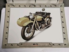M - 72 Motorrad & Beiwagen - Bild / Sammelkarte / Militärfahrzeug (R5)