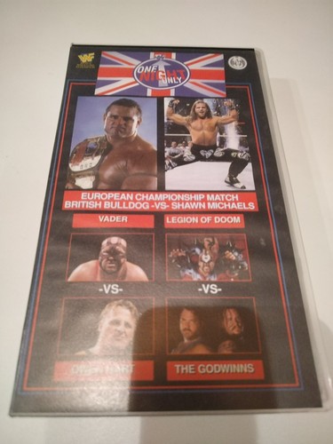Wwf vhs one night - vhs, only