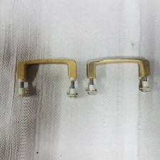 2 DDR Möbelgriff Plaste Retro Anbauwand Schublade Buffet Schrank Griff Ostallgie