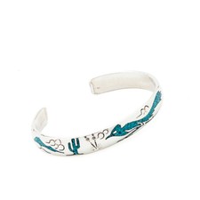 Indianerschmuck Chip Inlay