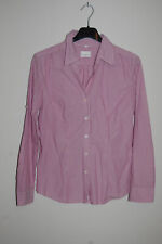 DANIEL SCHAGEN - GR. 38 - Bluse rosa-weiß gestreift langarm