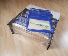 2 Gästebetten 190x80 cm mit Lattenrost – VERAFLEX, unbenutzt, klappbar