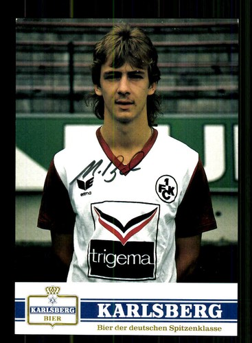Mario basler autogrammkarte - basler, 1