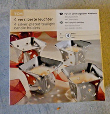 Versilberte 4 Kerzenleuchter TCM OVP