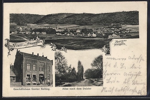Wennigsen geschäftshaus - ak,
