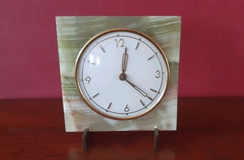 Onyx marmor uhr 1950er - marmor,