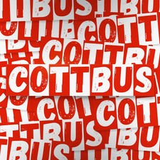 100x Cottbus Aufkleber/