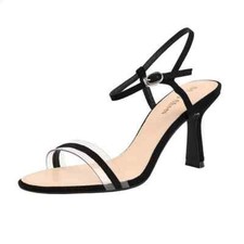 Sandalen Schwarz Transparent