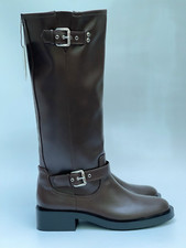 Zara braune kniehohe Biker