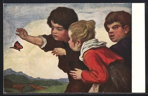 Künstler ludwig von - künstler-ak,