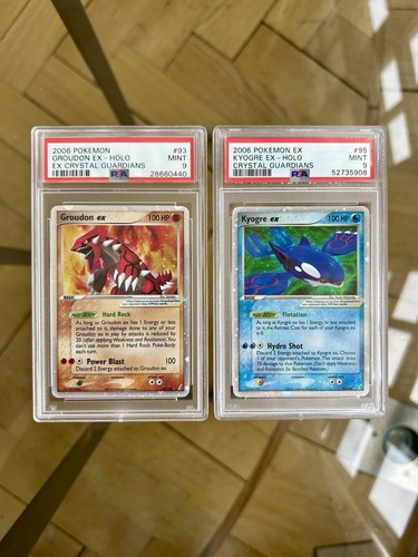 Groudon kyogre ex crystal - &,