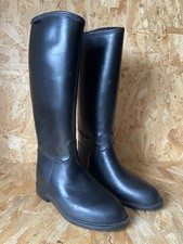 AIGLE schwarze Gummireitstiefel Reitsport - Damen UK 5,5 / EU 39