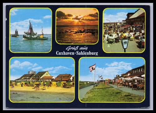 Ansichtskarte nordseebad - ansichtskarte,