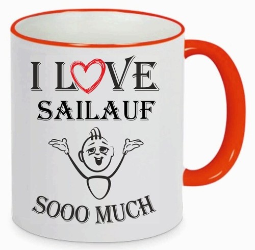 Kaffetasse love sailauf so - kaffetasse,