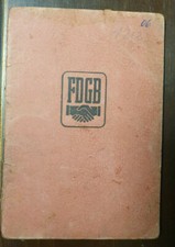 FDGB Mitgliedsbuch Freier