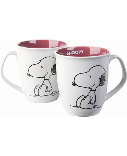 Peanuts tasse snoopy black - tasse,