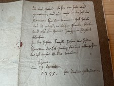 Altes Schriftstück Historisches Dokument Antikes Schriftstück