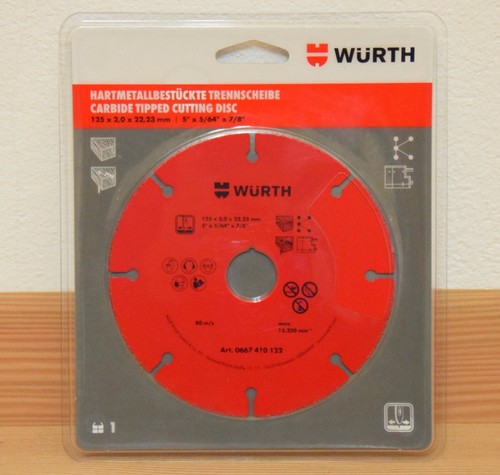 Würth trennscheibe hartmetall - würth,