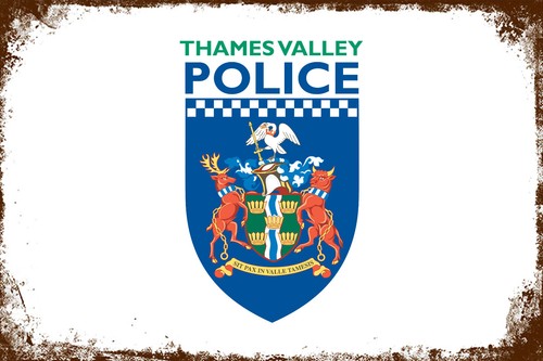 Retro blechschild thames - retro,