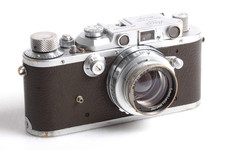 Leica IIIF Gehäuse Body mit Leitz Summar 2/50 Lens M39