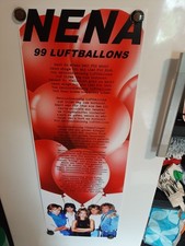 NENA Songtext Poster -99 Luftballons + 35 Live Fotos- NEU UK