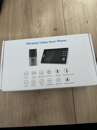 Wireless video door phone - wireless,