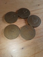 Weiterspiel-Marken 5 Stück 2,9 cm