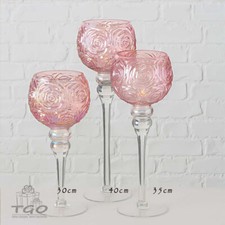 Boltez Windlicht Kelch Rosa