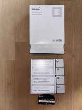 Siedle Vario Tasten-Modul, TM 612-4 SM, silber-metallic