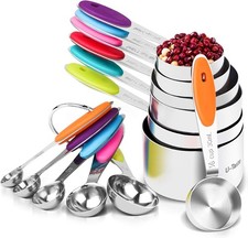 Edelstahl Messbecher Set 12