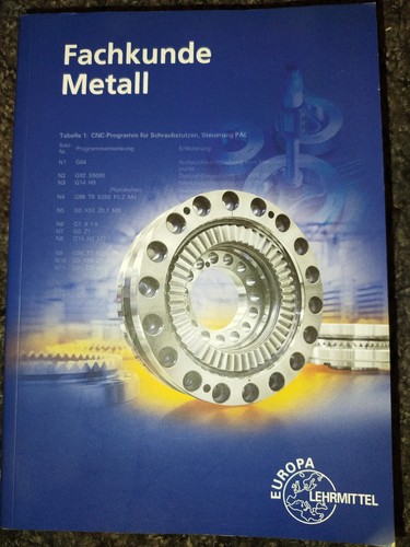 Fachkunde metall europa - metall,